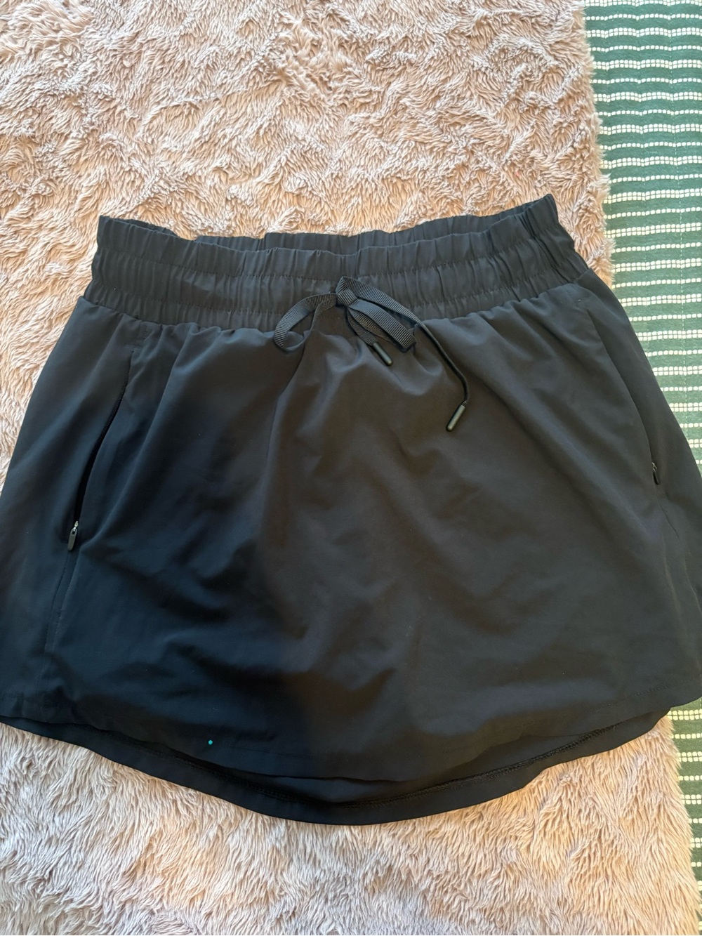 Black Target Athletic Skirt with shorts